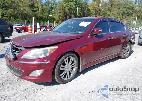 2012 Hyundai Genesis 3.8 z USA, uszkodzony, nr VIN KMHGC4DDXCU196774